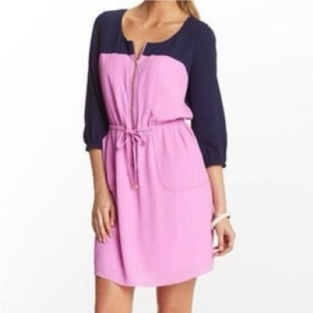 Lilly Pulitzer Colorblock Front Zip Dress